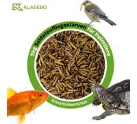 Larvas de mosca soldado 5kg, Hermetia illucens enteras y secas