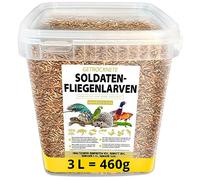 Larvas secas de mosca de soldado 460 g (equivalente a 3 litros) rico en proteínas