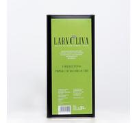 Larvoliva Aceite de Oliva Virgen Extra, Variedad Picual, Primera Extracción en Frío, Origen Jaén, Lata 5 Litros