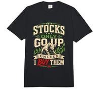 Las acciones Solo suben Divertido Comercio bursátil Comfort Colors Adult Heavyweight T-Shirt