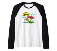Las aguas tranquilas corren profundamente Camiseta Manga Raglan