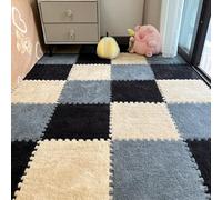 Las alfombrillas de espuma de franela están empaquetadas con 10 piezas, que se pueden cortar y empalmar con alfombras de noche. El dormitorio está lleno de alfombrillas de tatami. La mezcla multicolor