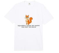 Las Ardillas me Hacen Feliz, no Tan Gracioso, Ardilla Comfort Colors Adult Heavyweight T-Shirt