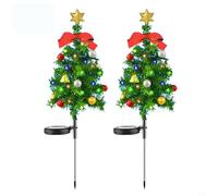 Las atractivas ramas ajustables en nuestros árboles de Navidad solares te permiten personalizar tu exhibición navideña sin esfuerzo fuera