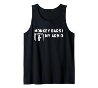 Las Barras de Mono de recuperación de fracturas de Brazo Roto echan al Paciente del Humor Camiseta sin Mangas