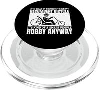 Las Bicicletas reclinadas Son para Personas Inteligentes Bicicleta reclinada Divertida PopSockets PopGrip para MagSafe