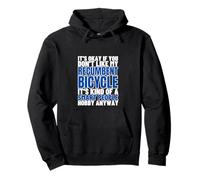 Las Bicicletas reclinadas Son para Personas Inteligentes Bicicleta reclinada Divertida Sudadera con Capucha