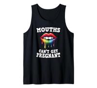 Las bocas no pueden quedar embarazadas | Humor adulto inapropiado Camiseta sin Mangas