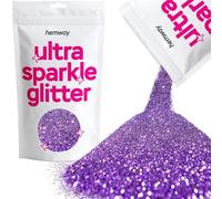 Las bodas de uñas Hemway ultra brillo de la chispa púrpura 100 g / 0,35 oz multiusos de la resina de epoxy Arts & Crafts cosmético seguro Cara Cuerpo Cabello