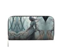 Las bolsas de mano de cuero con cremallera y tarjetero de Maple Leaf in the Sun son perfectas para viajes o uso diario, Maléfica, Talla única