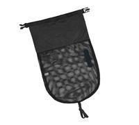 Las bolsas de zapatos de viaje con redes permeables cuentan con cierre ajustable y antideslizante para organizadores de zapatos de nylon estilo de vida activo con cierres extensibles y parte inferior