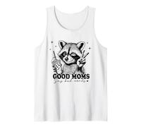 Las Buenas mamás de Mapache Dicen Malas Palabras Camiseta sin Mangas