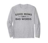 Las Buenas mamás Dicen Malas Palabras Divertida Minimalista mamá Manga Larga