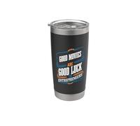 Las buenas películas son buena suerte para los emprendedores Vaso térmico de acero inoxidable de doble pared