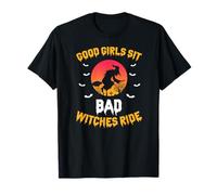 Las Buenas Se Sientan Las Brujas Vuelan Halloween Camiseta
