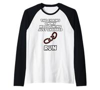 Las Cadenas Que Sujetaban Mis Cambios De Humor Acaban De Camiseta Manga Raglan