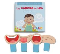 Las caritas de Leo I Cuentos infantiles 1 2 3 años I Cuento interactivo con tarjetas para trabajar emociones (Aprende a hablar con Leo)