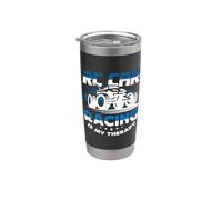 Las carreras de coches RC son mi terapia Me encantan los coches RC Model Racing Vaso térmico de acero inoxidable de doble pared