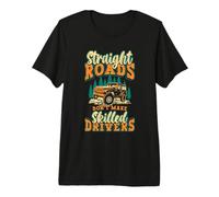 Las Carreteras Rectas no Hacen Carreras Todoterreno de Motocross hábiles Camiseta Premium