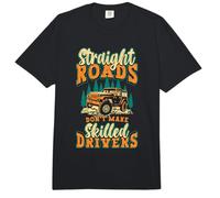 Las Carreteras Rectas no Hacen Carreras Todoterreno de Motocross hábiles Comfort Colors Adult Heavyweight T-Shirt