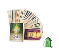 Las Cartas del oráculo de Gaia,The Gaia Oracle Cards,with Bag,Party Game,Juguetes de adivinación