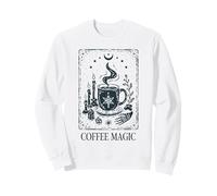 Las Cartas del Tarot del café Esqueleto Amante del café Adicto a la cafeína Sudadera
