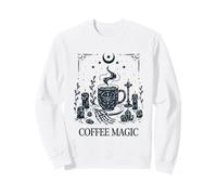 Las Cartas del Tarot del café Esqueleto Amante del café Adicto a la cafeína Sudadera