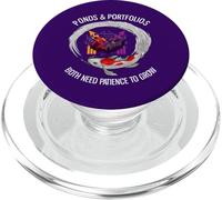 Las Carteras de estanques Necesitan Paciencia para Hacer Crecer la inversión Divertida PopSockets PopGrip para MagSafe