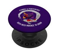 Las Carteras de estanques Necesitan Paciencia para Hacer Crecer la inversión Divertida PopSockets PopGrip Adhesivo