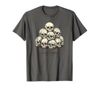 Las Catacumbas de París Calaveras para Luces Impresión Desgastada Camiseta