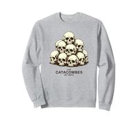 Las Catacumbas de París Calaveras para Luces Sudadera