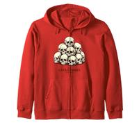 Las Catacumbas de París Calaveras para Luces Sudadera con Capucha