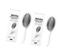 Las cerdas y el cepillo de nailon proporcionan un suave desenredo, mejora el control del encrespamiento, perfecto para el cuidado diario del cabello, cepillo acolchado de aire