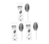 Las cerdas y el cepillo de nailon proporcionan un suave desenredo, mejora el control del encrespamiento, perfecto para el cuidado diario del cabello, cepillo acolchado de aire