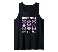 Las Chicas afortunadas lo Tienen Todo Diciendo Lucky Girl Camiseta sin Mangas