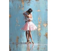 Las Chicas Bailan Diamond Painting Adultos Kits, 5D Taladro Redondo Diamantes Painting Niños Pintura, Diamant Art Bordado Punto de Cruz Cuadros, Arte Mosaico For Decoración Pared Del 80x110cm hJ8-726