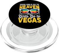 Las Chicas Buenas Van al Cielo Las Chicas Malas Van a Las Vegas Juego Divertido PopSockets PopGrip para MagSafe