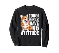 Las Chicas Corgi Tienen una Gran Actitud, el dueño de la Mascota Corgi, Corgi Love Sudadera