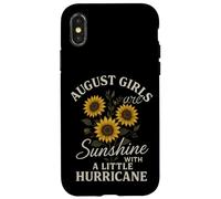 Las chicas de agosto son sol con una cita de huracán Carcasa para iPhone X/XS