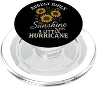 Las chicas de agosto son sol con una cita de huracán PopSockets PopGrip para MagSafe