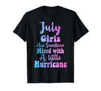 Las Chicas de Julio Son Sol Mezclado con un pequeño huracán Camiseta