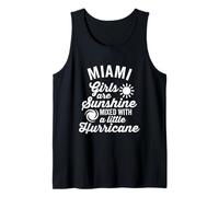 Las Chicas de Miami Son Sol y un huracán Oscuro Camiseta sin Mangas