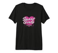 Las Chicas Inteligentes lideran el Camino Inspirando el corazón Camiseta Premium