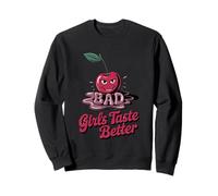 Las chicas malas saben mejor cereza Sudadera
