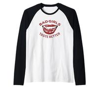 Las chicas malas saben mejor Chica tatuada Las chicas malas saben mejor Camiseta Manga Raglan