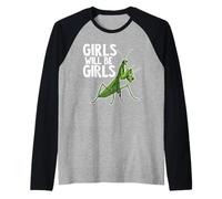 Las Chicas Mantis religiosas serán niñas Camiseta Manga Raglan