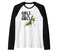 Las Chicas Mantis religiosas serán niñas Camiseta Manga Raglan