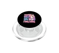Las Chicas rudas no Necesitan Dos Brazos Rotos, un Unicornio de recuperación de Brazos PopSockets PopGrip para MagSafe