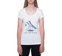 Las Chicas Siempre Serán Chicas Mantis Religiosa Divertida Camiseta De Manga Corta Blanca con Cuello Redondo para Mujer T-Shirt Short Sleeve White Crewneck tee For Women