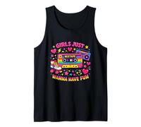 Las Chicas Solo Quieren divertirse 80s Throwback Great Era Party Camiseta sin Mangas